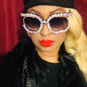 Fashion Glamour Rhinestone Glasses